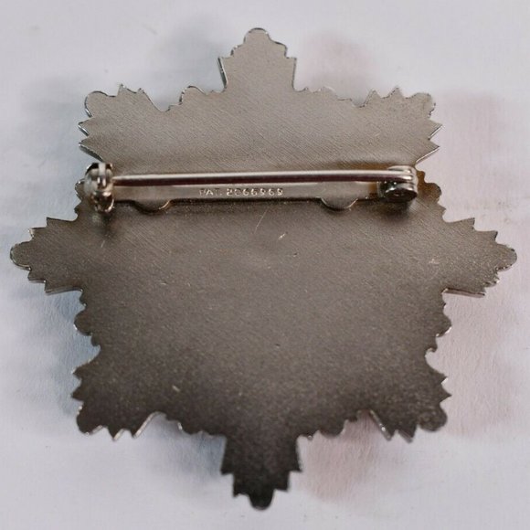 Vintage European Military Silver Pin Blue Enamel Red Blue Flag Yellow Lion Sword - Picture 2 of 2